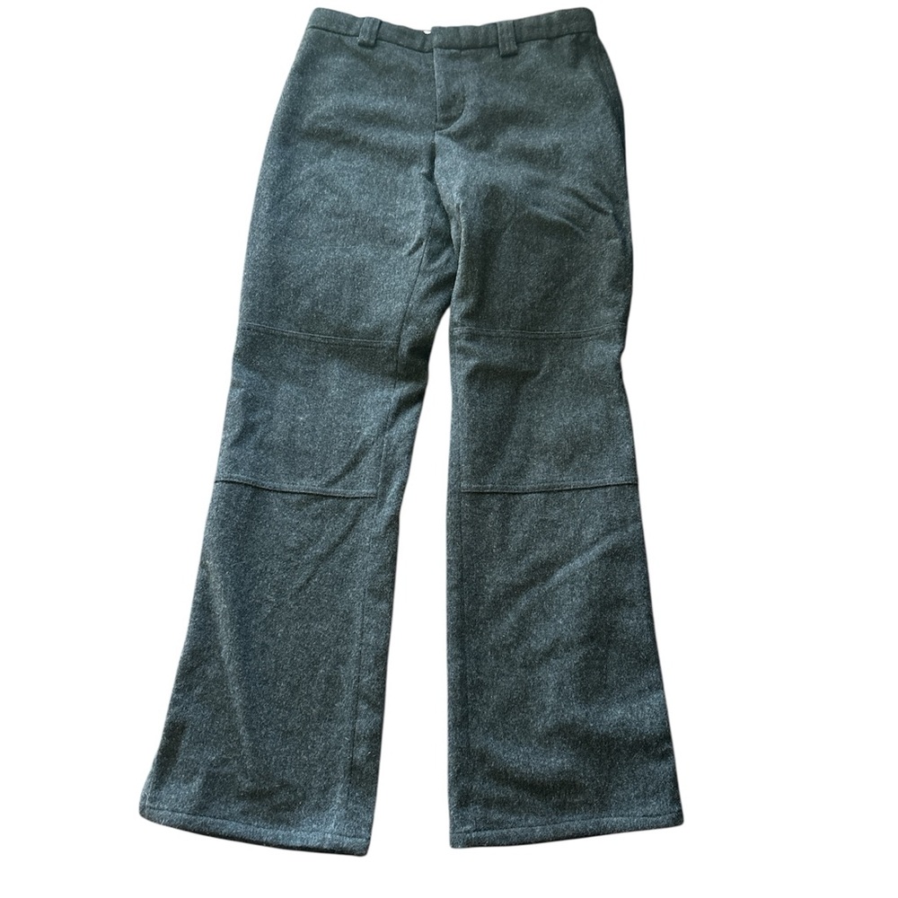 🐶American Eagle Outfitters Charcoal Wool Wide-Leg Pants